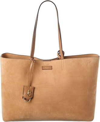 Jimmy Choo London Nine2five E/W Suede Tote