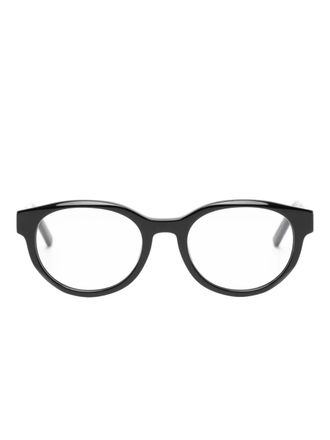 Givenchy round-frame glasses - unisex - Bio Acetate - 50 - Black
