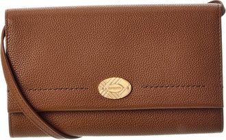 Burberry Cotswolds Leather Strap Wallet