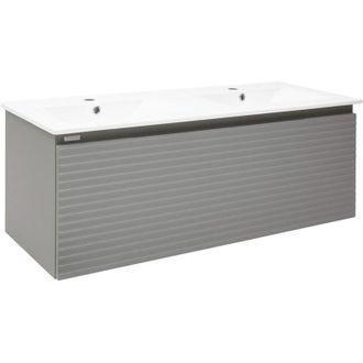 Puma Mobile bagno e lavabo con lavabo Savona 118x43x44,8 cm grigio opaco (SAVONA120GM) - Naturel