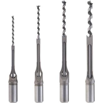 OEM Juego De 4 Brocas Cuadradas Para Madera, Juego De Cinceles De 6,4 Mm/8 Mm/9,5 Mm/12,7 Mm Para Carpinter&iacute;a, Construcci&oacute;n, Decoraci&oacute;n E Industria - Crez