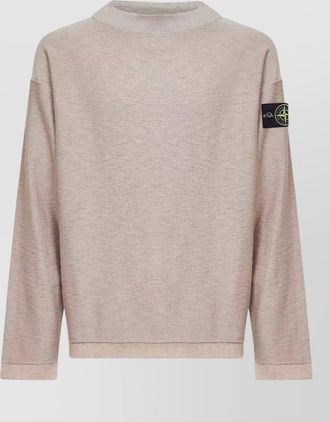 Stone Island ribbed crew neck jumper