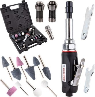 OEM Amoladora Neum&aacute;tica De V&aacute;stago Recto De 3,6 Mm De Largo Con Brida De 75 Mm