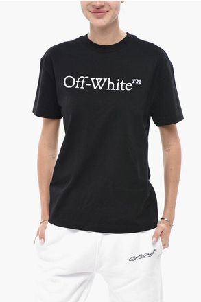 Off-white Cotton Crewneck T-Shirt BIG BOOKISH size Xs
