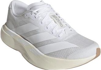 adidas Adizero Evo SL Running Shoe in White/White/Warm Sandstone at Nordstrom, Size 11.5