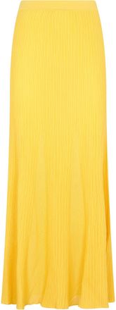 Gabriela Hearst Womens Wool Eula Skirt - Gold Merino - Size Small