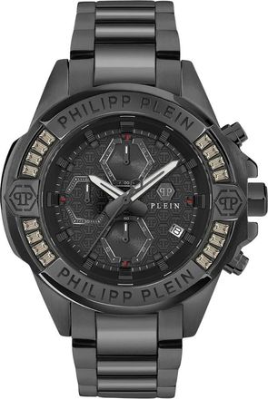 Philipp Plein The $kull Chronograph - Heren - Horloges - Zwart - ONE Size - Accessoires