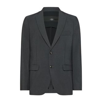 Roberto Ricci Design Blazers, male, Black, XL, Lightweight Blazer in Dark Grey