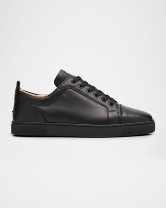 Christian Louboutin Men & apos;s Louis Junior Leather Low-Top Sneakers