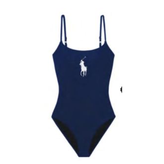 Polo Ralph Lauren One-piece, female, Blue, Size: XS One-piece Swimsuit