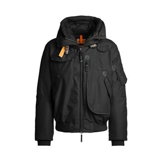 Parajumpers Down Jackets, male, Black, Size: M Gobi Hooded Bomber