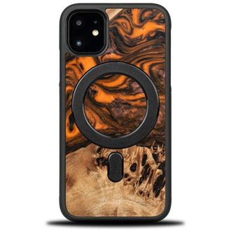 OEM Funda Bewood Unique Para Iphone 11 - Naranja Con Magsafe