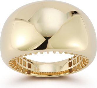 Ember Fine Jewelry 14K Gold Bold Dome Ring
