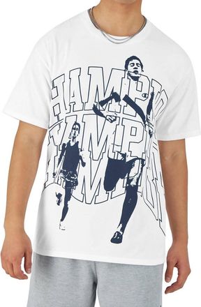 Champion Classic T-Shirt In Repeat Runner White