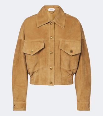Versace Suede blouson jacket