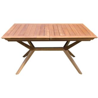 Milani Home Milani Home - caesar - set tavolo in alluminio e teak cm 150/200 x 90 x 78 h con 4 sedie e 2 poltrone Dresda