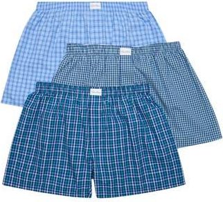Brooks Brothers Assorted 3-Pack Cotton Boxers in Blues at Nordstrom Rack, Size X-Large