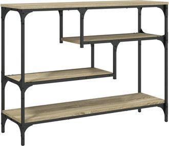 vidaXL Console Table Sonoma Oak 100x30x75 cm Engineered Wood Vidaxl