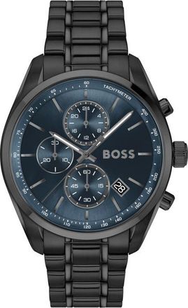 BOSS Grand Prix Chronograph Bracelet Watch, 44mm in Blue at Nordstrom