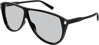 Saint Laurent Zonnebrillen - Heren - Zonnebrillen - Zwart - 65 MM - Accessoires