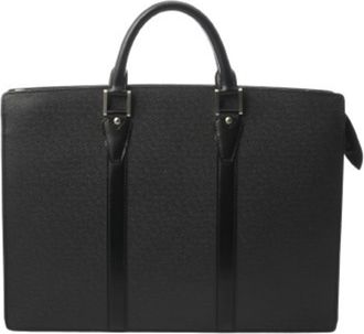 Louis Vuitton Ardoise Leather Briefcase (Pre-Owned)