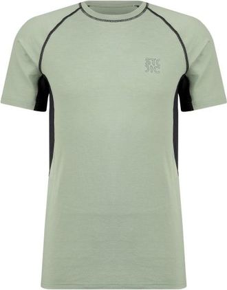 Stoic MerinoMesh150 SadjemSt. S/S Merinoshirt f&uuml;r Herren | gr&uuml;n