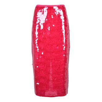 Patrizia Pepe Midi Skirts, female, Pink, M, Patrizia Pepe gonna