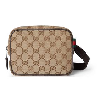 Gucci Cross Body Bags, female, Beige, Size: ONE SIZE GG canvas mini bag