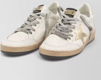 Golden Goose ball star low sneakers leather emblem