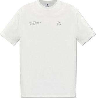 Nike ACG Dri-FIT T-Shirt - Heren - Sportshirts - Wit - M - Katoen - Fitness