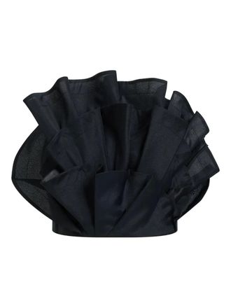 Aje Selestia ruffled top - Black