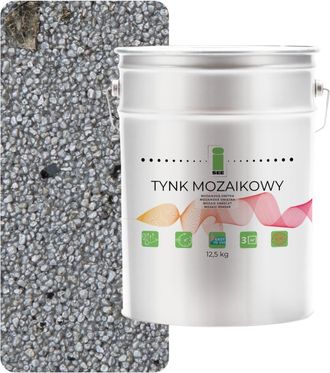 OEM Yeso De Mosaico Con Resina De Mica Y Plata, Mosaico Clase 1, 12,5 Kg, Resistente A Las Heladas