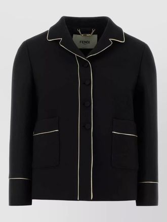 Fendi silk wool blazer