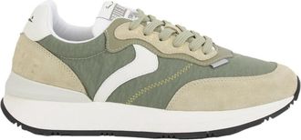 Voile Blanche Groene Sneaker Stijlvolle Casual Schoenen - Heren - Sneakers - Groen - 41 EU - Leer - Schoenen