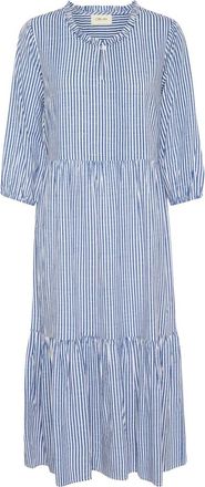 Cream CRTiah Flounce Dress - Dresses - Mujer - Azul - 3XL