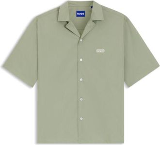 HUGO BOSS Relaxed-fit shirt in cotton poplin