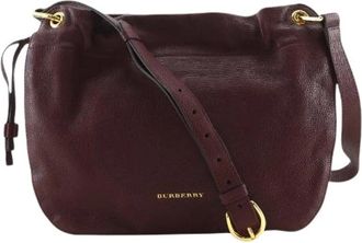 Burberry Pre-owned Nova Check Calf Shoulder Bag - Pre-owned - Mujer - Rojo - ONE SIZE