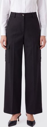 Pinko Straight-Leg Cr&ecirc;pe Cargo Trousers