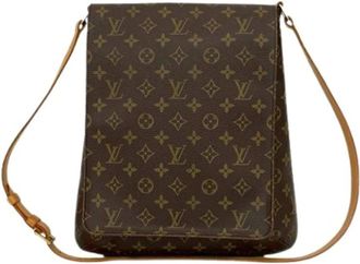 Louis Vuitton Pre-owned Cross Body Bags, female, Brown, Size: ONE SIZE Pre-owned Fabric Crossbody Bag