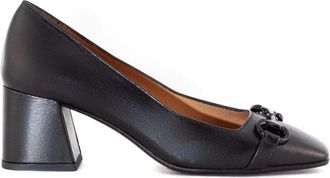 Mara Bini T236 Pomp - Dames - Pumps - Zwart - 40 EU - Leer - Schoenen
