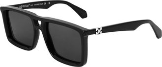 Off-white Off White Unisex Stratford-zonnebril voor volwassenen (Zwart/Donkergrijs)