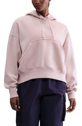 Nike Sportswear Phoenix Fleece Over-Oversized Pullover Hoodie in Silt Red/Sail at Nordstrom Rack, Size Medium