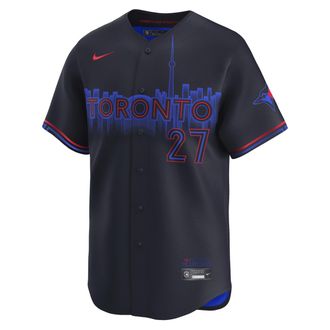 Nike Vladimir Guerrero Jr. Toronto Blue Jays City Connect Nike Mens Dri-FIT ADV MLB Limited Jersey in Black | T7LMTO9TO9-NS0