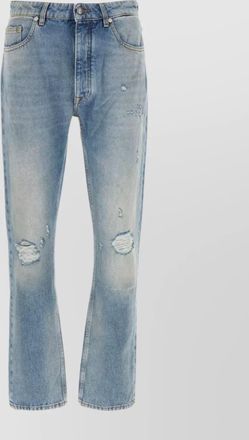 Palm Angels distressed denim jeans faded wash