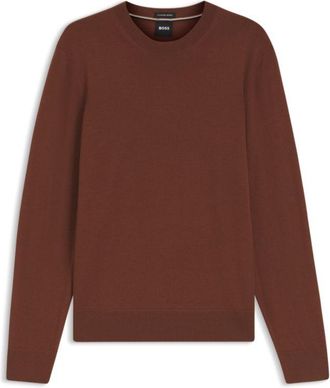 BOSS Merino wool sweater in a regular fit
