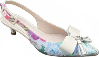 Pedro Ant&oacute;n Womens 1211 Kitten Heel In Floral