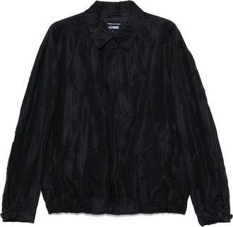 Comme Des Garçons Giacca-camicia gessata - Blu