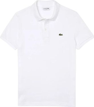 Lacoste Polo Shirt - Heren - Polos - Wit - S - Katoen - Tops