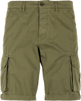 40weft Groene Cargo Bermuda Shorts - Heren - Korte Broeken - Groen - M - Korte Broeken