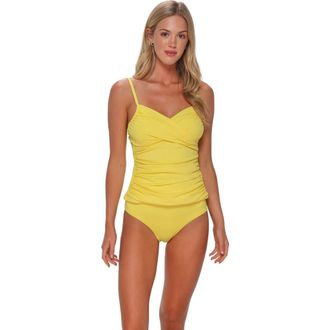 Sunsets Simone Tankini Swimsuit Top in Pineapple Crepe at Nordstrom, Size X-Small